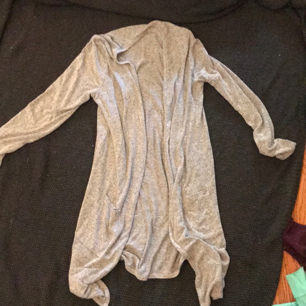 Pink blush soft grey cardigan